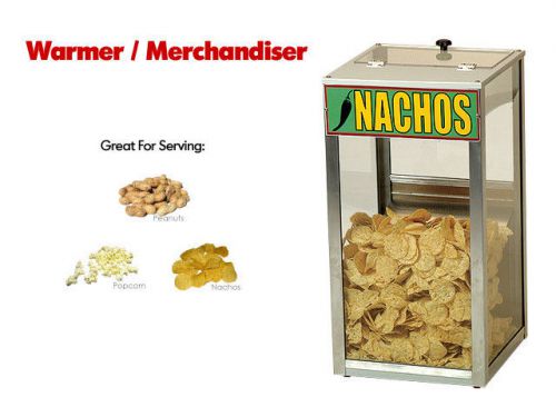 Benchmark USA 51000 Warmer / Merchandiser 100 qt. Nacho Peanut Popcorn Signs