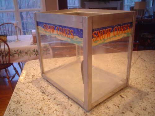 Echols display case for echols snow cone machines for sale