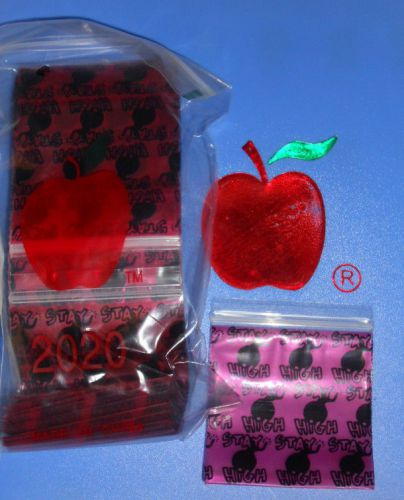 apple brand baggies zippitz bags 2&#034;x2&#034; 2020 size stay high 100ct  Sick Price!