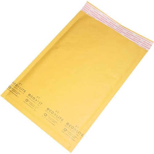 250 #000 Kraft Bubble Mailers 4 x 8&#034; Ecolite Shipping Mailing Envelopes USA