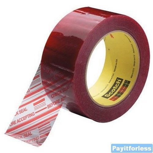 3&#034;x110y 3m 3779 security seal packing packaging tape 24 for sale
