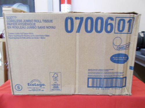 Box of 12 Rolls Kimberly-Clark Scott CORELESS JUMBO ROLL TISSUE