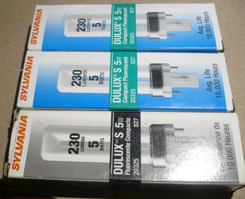 comercial light bulbs 3 bolbs sylvania 20325 cs5d/827 in boxes unused lot 4