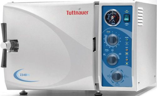 New Tuttnauer FDA 2340M Manual Autoclave Sterilizers for Dental, Medical Offices