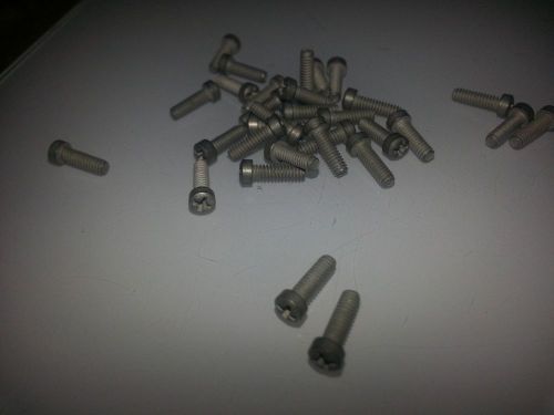 3-48 x 5/16 fillister phillips nickle plated brass screw Qty 500