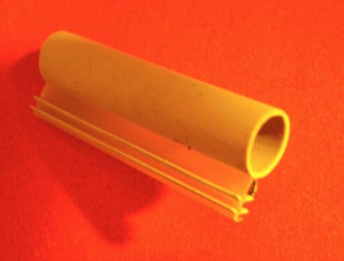 Window slot kerf mount weatherstrip 1/4&#034; bulb bubble round seal 25&#039; tan color for sale