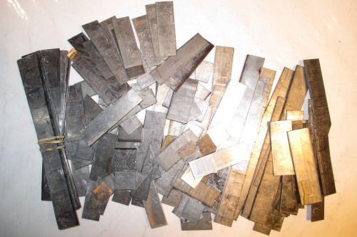 27+ Lbs Letterpress Sorted Lead Foundry Scrap Spacers Bullet Casting Molds