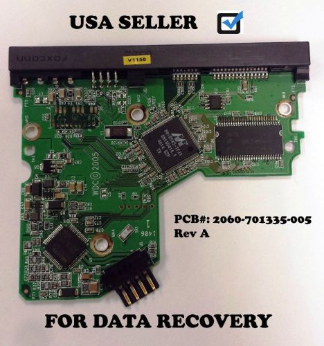 Wd hdd pcb board  2060-701335-005 rev a. for wd 160gb sata 3.5 wcanm4545252 for sale