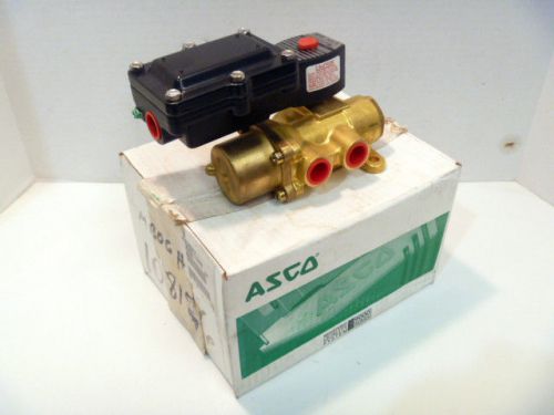 1/2&#034; asco jbef 8344g074 redhat ii 4-way threaded solenoid valve new in box for sale