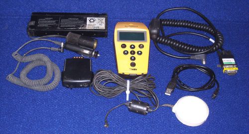 Trimble geoexplorer ii with battery, cables,  connectors for parts / restoration for sale