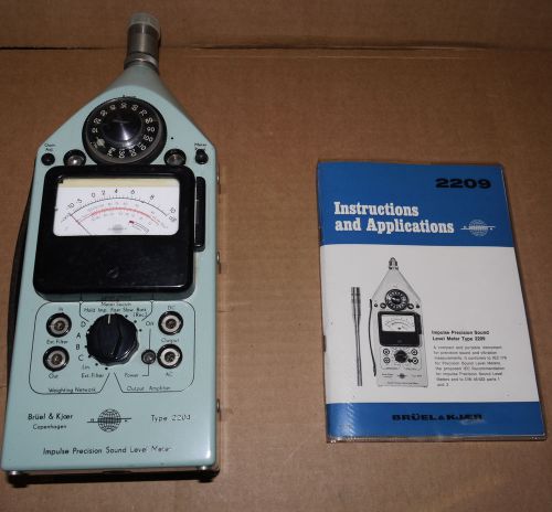 Bruel &amp; Kjaer 2204 Impulse Precision Sound Level Meter   1613 Octave filter set