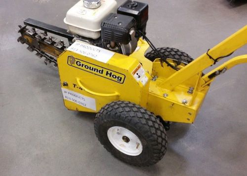 Ground hog 18&#034; gas trencher honda t-4-hs (good working condition) for sale