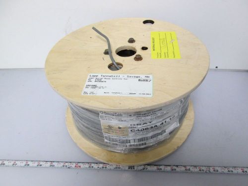 New carol c4063a.41.10 wire spool 1000&#039; 22awg 4c stranded gray pvc jacket for sale
