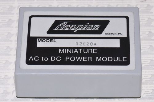 Power module/assembly acopian 12e20a 12e20 for sale