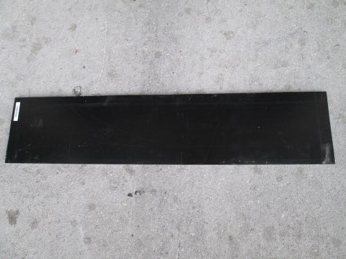 Polypropylene impact copolymer black plastic sheet 1/2&#034; x 7&#034; x 33&#034; n00m-00 uhmw for sale