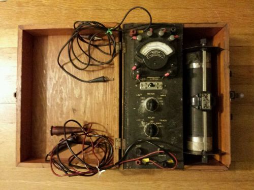 Biddle Rheostat with Weston Model 281 with wooden box