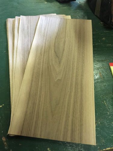 Wood veneer walnut 12x30 22 pieces total raw veneer &#034;exotic&#034; wal1 2-11-15 for sale