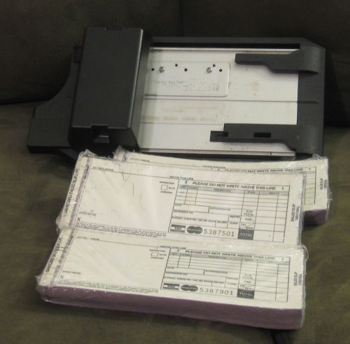 Manual Credit Card Imprinter with long sales slip forms