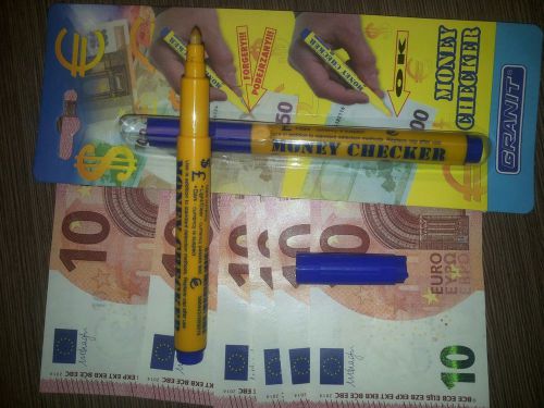 Money Detector Checker Pen Money Bank Note Checker Detector Tester Marker Pen