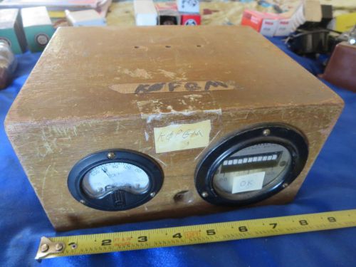 PROJECT BOX WITH FRAHM FREQUENCY METER 93646, 100-150 V