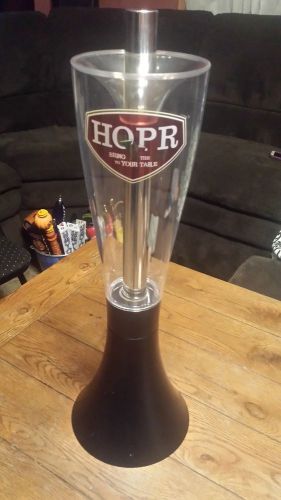 The hopr tabletop beer tower beverage dispenser black super chill rod for sale