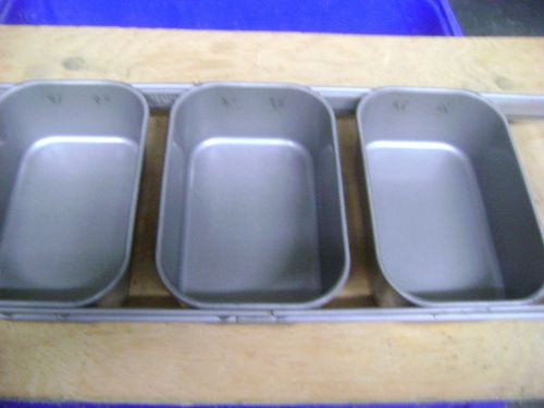 MACKIES 3 SECTION STRAP COMMERCIAL GRADE BREAD LOAF PAN  !!!!!!!!