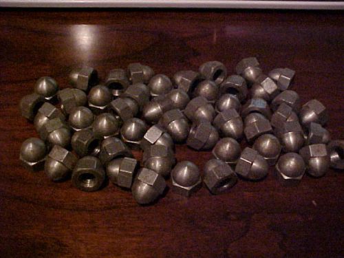 Stainless steel acorn cap nuts - 5/16 - 18 - 50 plus  ct for sale