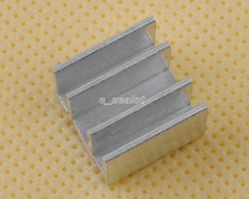 10pcs silver-white hea sink 13x13x11mm ic heat sink aluminum cooling fin for sale