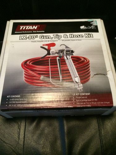 ***titan lx 80 gun, hose, and tip box set, new, unopened..l@@k!! for sale