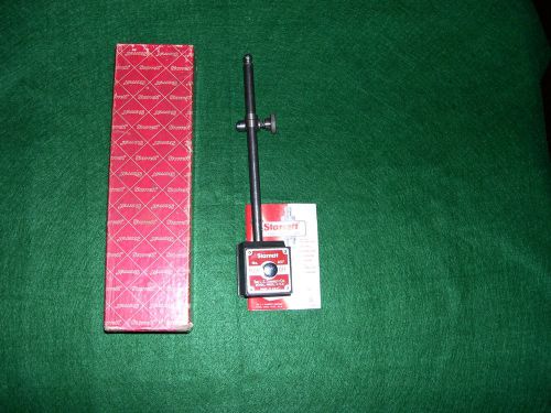 Starrett  #657AA Magnetic Base Indicator Holder With Post Clamp