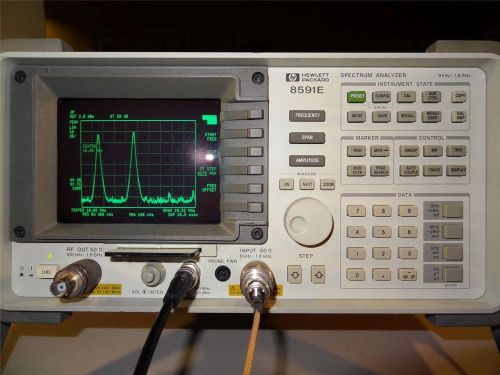 Hp agilent 8591e spectrum analyzer with tracking generator for sale