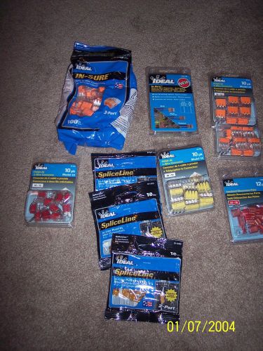 10 assorted push-in wire connectors for sale