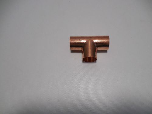 3/4&#034; x 3/4&#034; x 3/4&#034; copper tee,  mueller, lead free complant  made in usa for sale