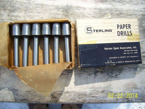 SPIEL STERLING PAPER DRILL BIT 13/32&#034; TYPE C 1-BIT