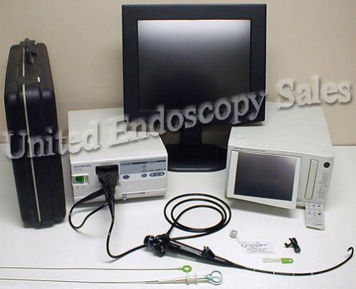 Olympus cyf-v video cystoscopy tower endoscopy endoscope - warranty!! for sale