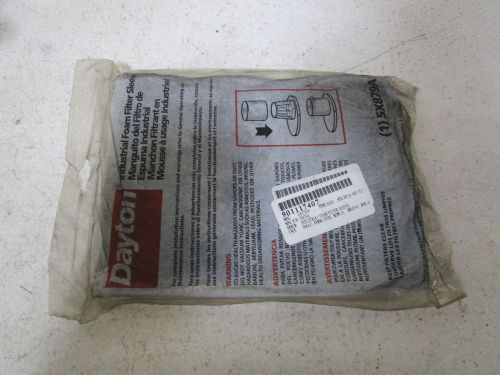 Lot of 2 dayton 5x879a foam filter *new in factory bag* for sale