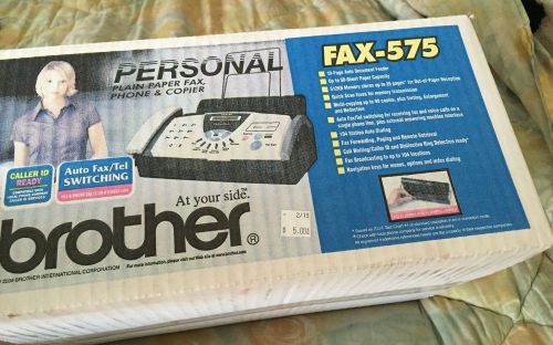 NEW &amp; SEALED Brother FAX-575 Personal Fax with Phone and Copier