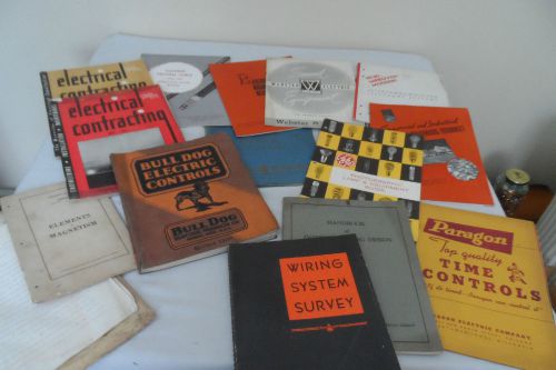 HUGE Lot Vintage 1930&#039;s Electrical Device Catalogs!! Bulldog Ecelctric Controls!