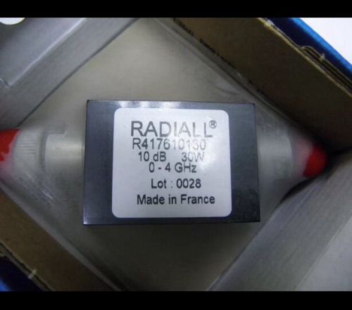 LOT OF 5 new RADIALL R417610130 FIXED COAXIAL 4Ghz Attenuator / 10 dB / 30W (ir)