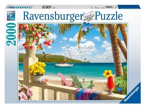 Tropical paradise jigsaw puzzle, 2000-piece 16625-co ravensburger for sale