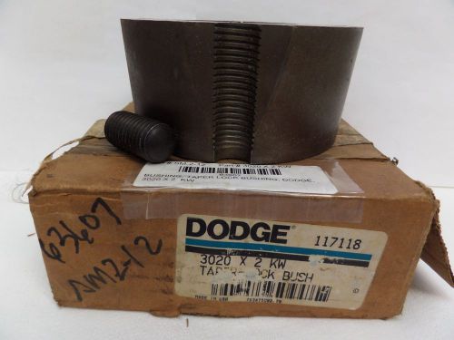 New dodge keyed taper lock bushing 3020 x 2 kw 117118 2&#034; bore for sale