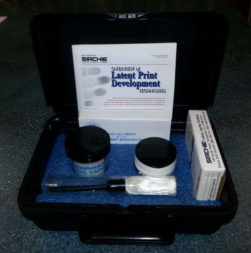 Sirchie Patrol latent Fingerprint Print kit No.MFC100 With Case