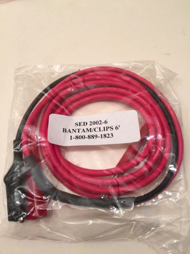 Southeast Datacom 2002-6 Bantam to CLIPS 6ft RED/BLK Test Cord