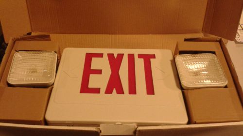Lithonia lighting thermoplastic exit sign 140l84 for sale