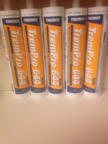 New Tremco Trempro 644 13316 Clear RTV Silicone Cartridge 5 PACK 300ML