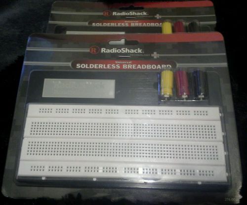 Radio Shack Universal Solderless Breadboard x2