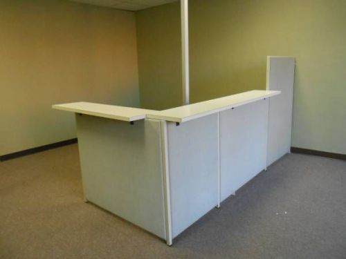 Glass Office Cubicles &amp; Dividers ~ Four (4) Sets PLUS Customer Service Counter