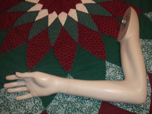 Gently Used Patina V Female Mannequin Right Arm and Hand