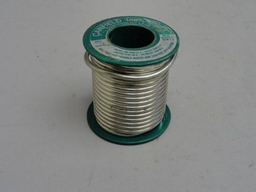Canfield lead free watersafe silver solder wire roll 12 oz. for sale