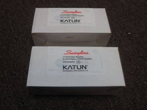 Lot of 5 - New swingline Katun J1 Cartridge Staple PN 023297 25000 Staple